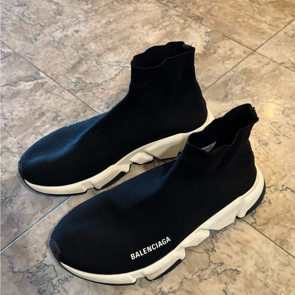 Balenciaga speed runner black/white